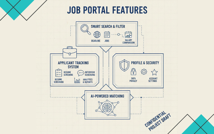 ready made job portal dashboard UI
