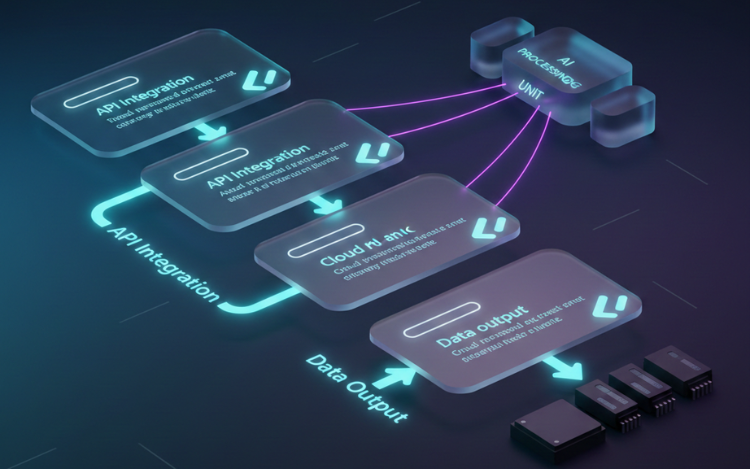 AI chatbot integration workflow diagram